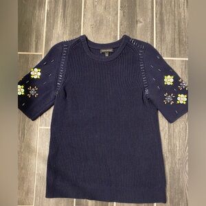 Banana Republic Sweater jeweled beaded luxury classy